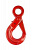 Крюк самозакрывающийся с проушиной TOR 2,0 т